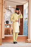 Baju Melayu Luxury Bespoke Fit - Bog Green