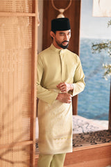 Baju Melayu Luxury Bespoke Fit - Bog Green