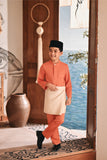 Baju Melayu Kids Luxury Bespoke Fit - Orange