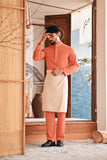 Baju Melayu Luxury Bespoke Fit - Orange