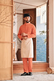 Baju Melayu Luxury Bespoke Fit - Orange