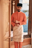 Baju Melayu Luxury Bespoke Fit - Orange