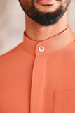 Baju Melayu Luxury Bespoke Fit - Orange