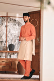 Baju Melayu Luxury Bespoke Fit - Orange