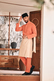 Baju Melayu Luxury Bespoke Fit - Orange