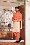 Baju Melayu Luxury Bespoke Fit - Orange