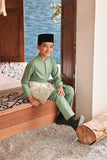 Baju Melayu Kids Luxury Bespoke Fit - Mint