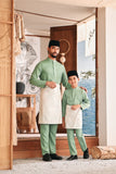 Baju Melayu Kids Luxury Bespoke Fit - Mint