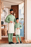 Baju Melayu Kids Luxury Bespoke Fit - Mint