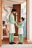 Baju Melayu Kids Luxury Bespoke Fit - Mint