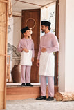 Baju Melayu Kids Luxury Bespoke Fit - Lilac