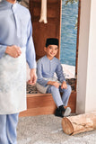 Baju Melayu Kids Luxury Bespoke Fit - Eventide Blue