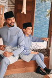 Baju Melayu Luxury Bespoke Fit - Eventide Blue