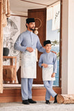 Baju Melayu Luxury Bespoke Fit - Eventide Blue