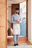 Baju Melayu Luxury Bespoke Fit - Eventide Blue