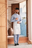 Baju Melayu Luxury Bespoke Fit - Eventide Blue