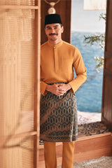 Baju Melayu Luxury Bespoke Fit - Inca Gold