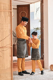 Baju Melayu Kids Luxury Bespoke Fit - Inca Gold