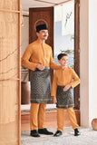 Baju Melayu Kids Luxury Bespoke Fit - Inca Gold