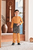 Baju Melayu Kids Luxury Bespoke Fit - Inca Gold