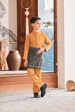 Baju Melayu Kids Luxury Bespoke Fit - Inca Gold