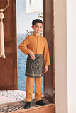 Baju Melayu Kids Luxury Bespoke Fit - Inca Gold