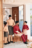 Baju Melayu Kids Luxury Bespoke Fit - Desert Dust