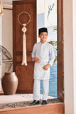 Baju Melayu Kids Luxury Bespoke Fit - Baby Blue