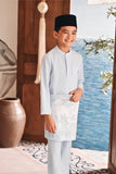 Baju Melayu Kids Luxury Bespoke Fit - Baby Blue