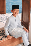 Baju Melayu Kids Luxury Bespoke Fit - Baby Blue