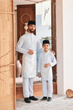 Baju Melayu Kids Luxury Bespoke Fit - Baby Blue