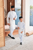 Baju Melayu Kids Luxury Bespoke Fit - Baby Blue