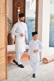 Baju Melayu Kids Luxury Bespoke Fit - Baby Blue