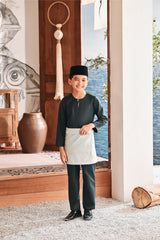 Baju Melayu Kids Teluk Belanga Modern Smart Fit - Green Gables