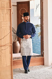 Baju Melayu Luxury Bespoke Fit - Navy