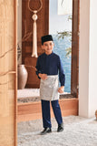 Baju Melayu Kids Luxury Bespoke Fit - Navy