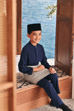 Baju Melayu Kids Luxury Bespoke Fit - Navy