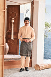 Baju Melayu Luxury Bespoke Fit - Desert Dust