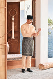 Baju Melayu Luxury Bespoke Fit - Desert Dust