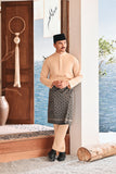 Baju Melayu Luxury Bespoke Fit - Desert Dust