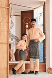 Baju Melayu Kids Luxury Bespoke Fit - Desert Dust