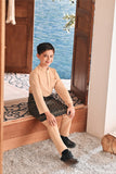 Baju Melayu Kids Luxury Bespoke Fit - Desert Dust