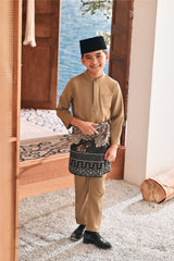 Baju Melayu Kids Luxury Bespoke Fit - Wool Tweed