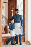 Baju Melayu Kids Luxury Bespoke Fit - Peacock Green