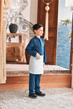 Baju Melayu Kids Luxury Bespoke Fit - Peacock Green