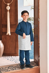 Baju Melayu Kids Luxury Bespoke Fit - Peacock Green