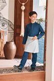 Baju Melayu Kids Luxury Bespoke Fit - Peacock Green