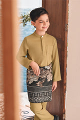 Baju Melayu Kids Luxury Bespoke Fit - Fall Leaf