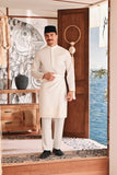 Baju Melayu Luxury Bespoke Fit - Off White