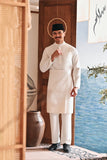 Baju Melayu Luxury Bespoke Fit - Off White